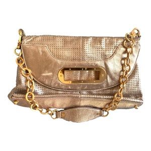 BCBGMaxAzria Fold-over Shoulder/clutch Bag